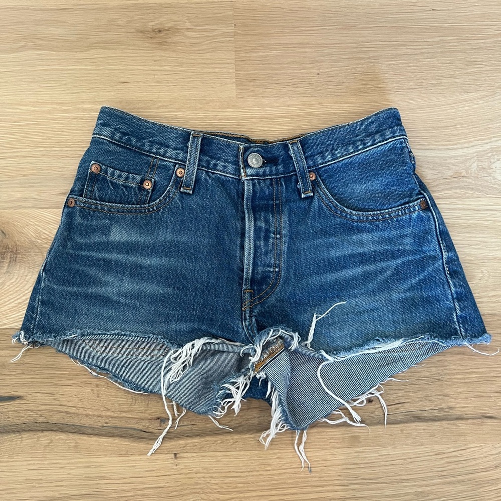 Levi 501 high-rise shorts